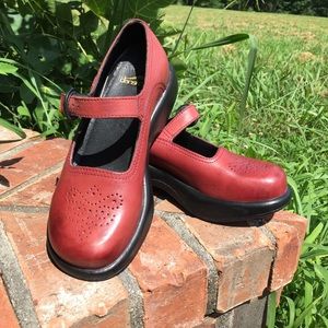 Dansko Red Mary Jane Shoes
